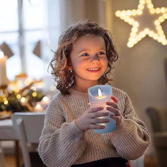 Sky Blue Starlight String 3 LED 11 Key Remote Control 24 Hour Flameless … - Picture 6 of 7